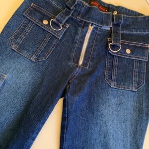 Maxi Jeans Dark Blue Boot Cut Denim